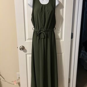 Florencia Olive Green Jumpsuit